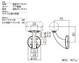 画像2: 手摺り用壁付 ブラケット 脱着タイプ 4個個 シルバー (2)