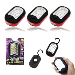 画像3: 使える明るさ！縦横切替式 ハイパワーLEDライト 24+3 27灯