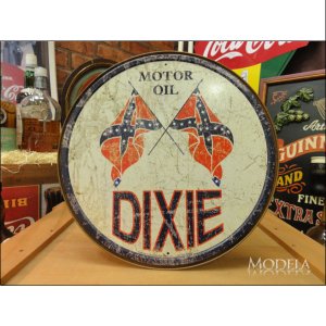 画像1: ブリキ看板 Dixie Gas オイルカンパニー