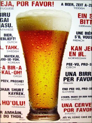 画像3: ブリキ看板 ビール 世界の注文方法