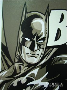 詳細写真3: ブリキ看板 バットマン ツートンカラー