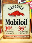 画像1: ブリキ看板 Mobil oil Gargoyle (1)
