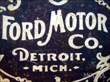詳細写真3: ブリキ看板 フォード 歴史的なロゴ