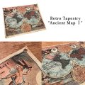 レトロタペストリー 地図 Ancient Map JZ16529