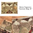画像1: レトロタペストリー 地図 Ancient Map JZ16531 (1)