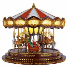 詳細写真3: Mr.Christmas デラックス メリーゴーランド オルゴール Christmas Deluxe Carousel 14782