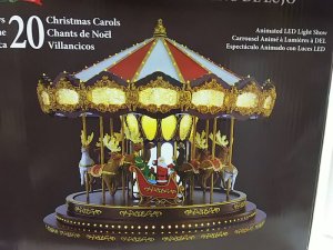 画像4: Mr.Christmas デラックス メリーゴーランド オルゴール Christmas Deluxe Carousel 14782