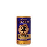 ジョージアヨーロピアンコクの微糖 185g缶×30×1箱