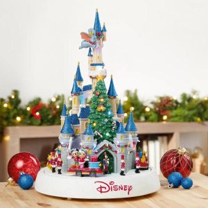 画像1: ディズニー センターピース パレードシーン クリスマス オーナメント Disney Holiday Parade Centerpiece