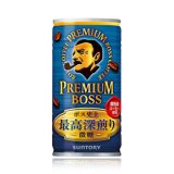 「30本」プレミアムボス　微糖　缶　185g ×30本×1箱　サントリー　BOSS