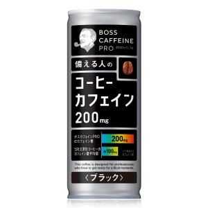 画像1: 「30本」ボス　カフェイン　プロ　ブラック　245ml ×30本×1箱　サントリー　BOSS　コーヒー