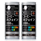 「60本」ボス　カフェイン　プロ　ブラック　245ml ×30本×2箱　サントリー　BOSS　コーヒー