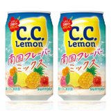 「48本」C.C.レモン　南国フレーバーミックス　缶　350ml ×24本×2箱　サントリー