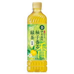 画像1: 「24本」緑茶　伊右衛門　柚子香る緑茶　600ml ×24本×1箱　サントリー　お茶