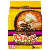 「27食」サッポロ一番　プレミアリッチ　みそラーメン　鹿児島県産黒豚だし仕上げ　3食パック ×9袋×1箱