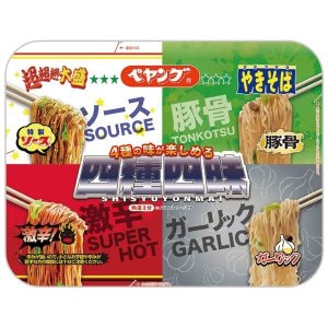 画像1: 「6個」ペヤングやきそば　四種四昧やきそば　465g ×6個×1箱　まるか食品