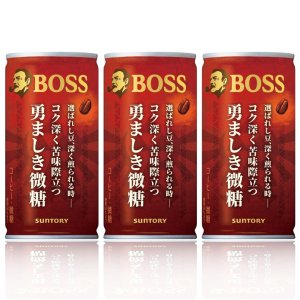 画像1: 「90本」ボス　勇ましき微糖　缶　185g ×30本×3箱　サントリー　BOSS　コーヒー