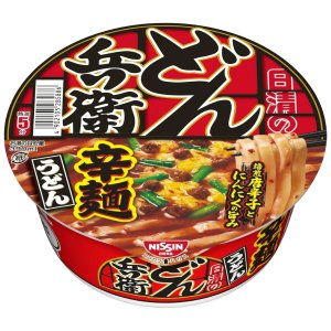 画像1: 「12個」日清のどん兵衛　辛麺　82g ×12個×1箱