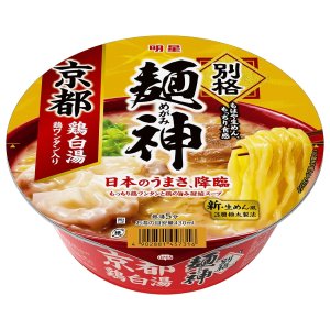 画像2: 「12個」別格　麺神　京都鶏白湯　116g ×12個×1箱　明星