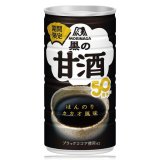 「30本」森永製菓　黒の甘酒　185g ×30本×1箱　森永　米こうじ