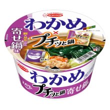 詳細写真1: 「12個」わかめラーメン×プチッと鍋　寄せ鍋味　76g ×12個×1箱　エースコック