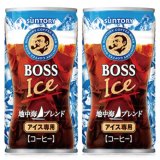 「60本」ボス　地中海ブレンド　缶　185g ×30本×2箱　サントリー　BOSS　コーヒー