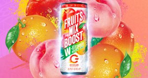 画像2: 「30本」ZONe　ENERGY　FRUITS　MIX　BOOST　PEACH　缶　240ml ×30本×1箱　ゾーン　クイックブースト　フルーツミックスブースト