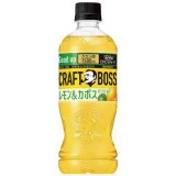 「24本」クラフトボス　レモン ＆ カボス　500ml ×24本×1箱　サントリー　フルーツ