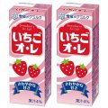 「24本」メグミルク　いちごオ・レ　200ml　紙パック 12本入×2箱　雪印　いちごオレ　いちごミルク