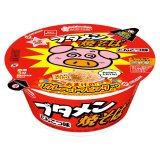 「12個」　エースコック ブタメン焼そば　カレー味トッピング付き 105g 　12個　1箱　エースコック　カレー　ブタメン　焼そば