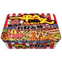 「12個」一平ちゃん夜店の焼そば　関西風お好み焼ソース味　122g ×12個×1箱　明星