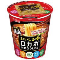 「12個」ロカボNOODLES おいしさプラス こってり醤油 60g ×12個×1箱 明星 低糖質