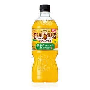 画像2: 「24本」クラフトボス 世界のTEA 柚子ティーエード 600mlペット　600ml　24本　1箱　サントリー 柚子　はちみつ　柑橘