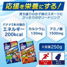 詳細写真3: 「24本」　味の素　アミノバイタル ゼリー　ガッツギア りんご味 250g　　6個　４箱　1ケース　アミノバイタルゼリー ドリンク BCAA アミノ酸　ウィダー　箱買い
