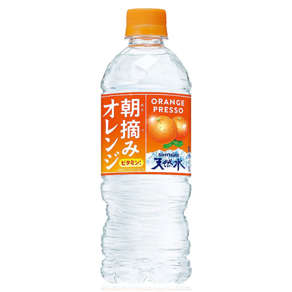 「24本」朝摘みオレンジ&サントリー天然水　540ml ×24本×1箱　サントリー