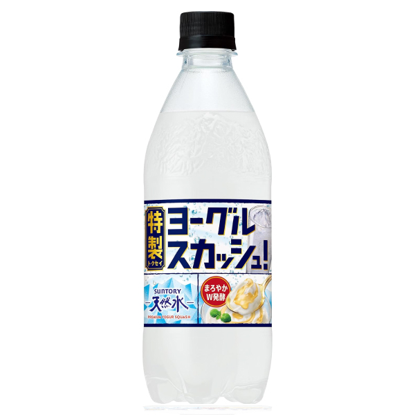 「24本」天然水　特製ヨーグルスカッシュ　500ml ×24本×1箱　サントリー