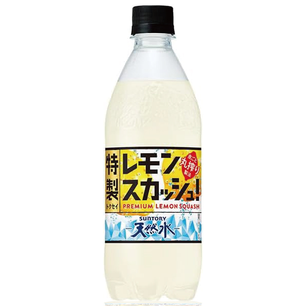 「24本」天然水　特製レモンスカッシュ　500ml ×24本×1箱　サントリー