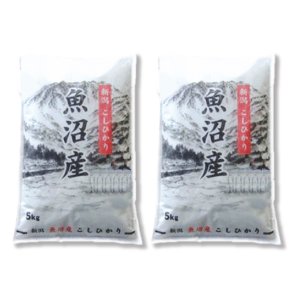 画像1: 新潟県 魚沼産 白米 こしひかり 10kg [5kg×2袋] 令和4年産 特A米 (1)