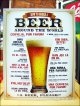 画像: ブリキ看板 ビール 世界の注文方法