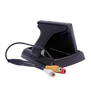 画像8: 収納式 4.3インチ TFT-LCD 液晶モニター DC12V テレビ 折りたたみ 640*480 (8)