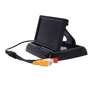 画像7: 収納式 4.3インチ TFT-LCD 液晶モニター DC12V テレビ 折りたたみ 640*480 (7)