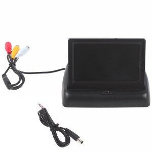 画像6: 収納式 4.3インチ TFT-LCD 液晶モニター DC12V テレビ 折りたたみ 640*480 (6)