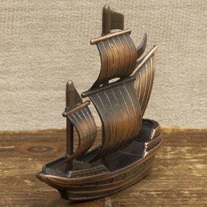 画像2: アンティークシャープナー 帆船 鉛筆削り (2)