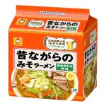 画像: 「30食」マルちゃん　昔ながらのみそラーメン　5食×6個×1箱　袋麺　ラーメン