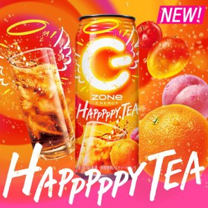 画像2: 「24本」ZONe　ENERGY　HAPPPPPY　TEA（ゾーン　エナジー　ハッピーティー）缶　500ml×24本×1箱 (2)