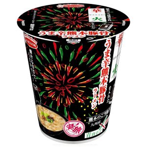 画像2: 【セール】「12個」辛旅　うま辛熊本豚骨ラーメン　華火入り　92g　12個　1箱　エースコック (2)