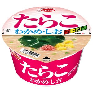 画像1: 「12個」たらこラーメン　わかめしお　71g ×12個×1箱　エースコック (1)