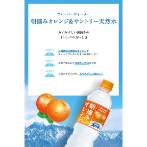 画像3: 「24本」朝摘みオレンジ&サントリー天然水　540ml ×24本×1箱　サントリー (3)
