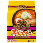 画像: 「27食」サッポロ一番　プレミアリッチ　みそラーメン　鹿児島県産黒豚だし仕上げ　3食パック ×9袋×1箱