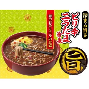 画像2: 「12個」まる旨　ピリ辛ニラたま蕎麦　58g ×12個×1箱　エースコック (2)